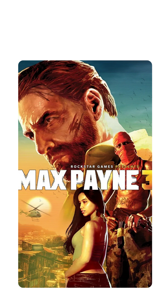 Max Payne 3 - Standard Edition - Rockstar Digital Key